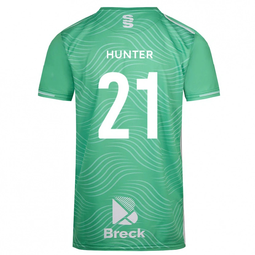 Danxen Kinder Megan Hunter #21 Trikot Mittel Türkis Torwarttrikot 2025/26