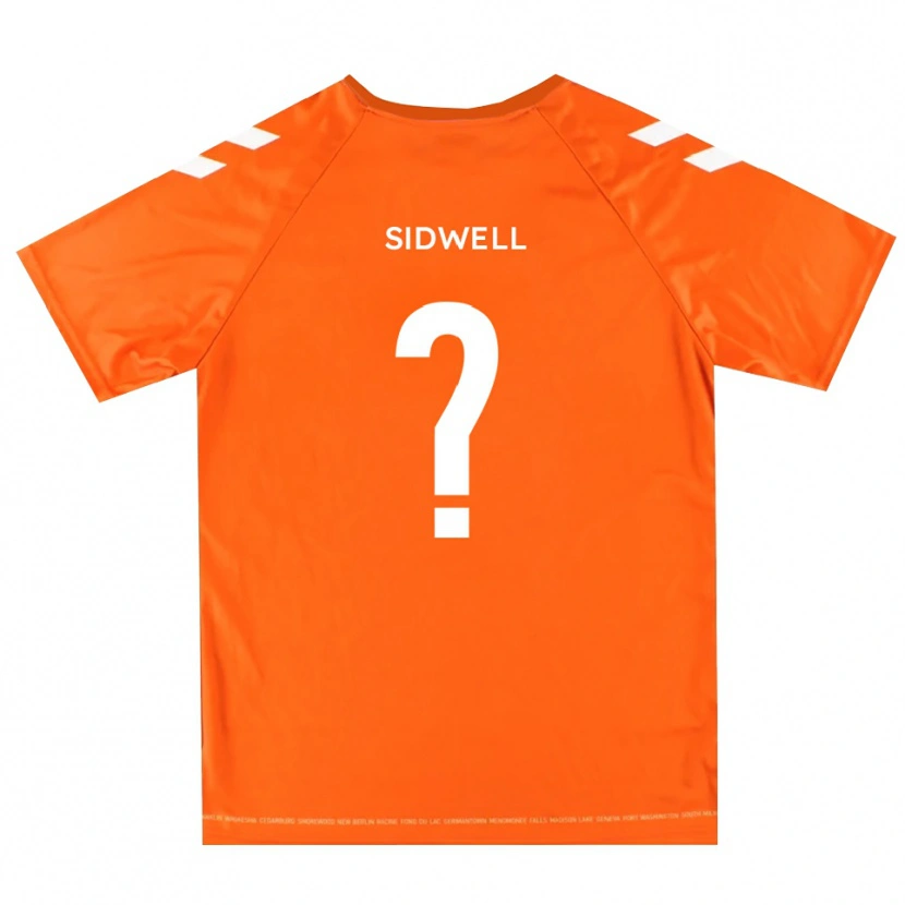 Danxen Kinder Rebecca Sidwell #0 Trikot Orange Weiß Torwarttrikot 2025/26