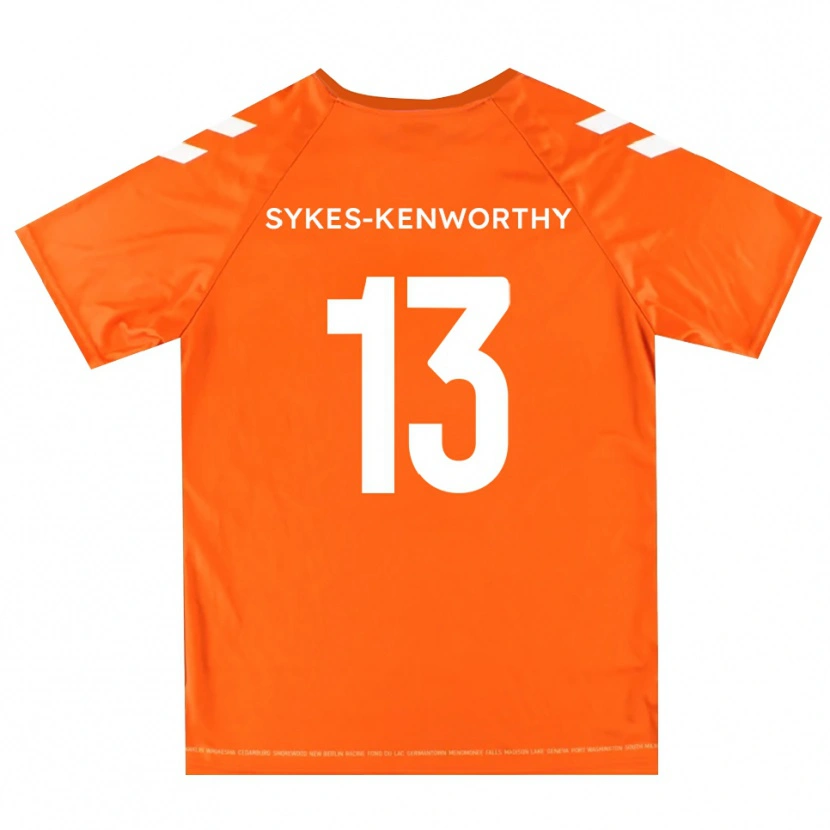 Danxen Kinder George Sykes-Kenworthy #13 Trikot Orange Weiß Torwarttrikot 2025/26