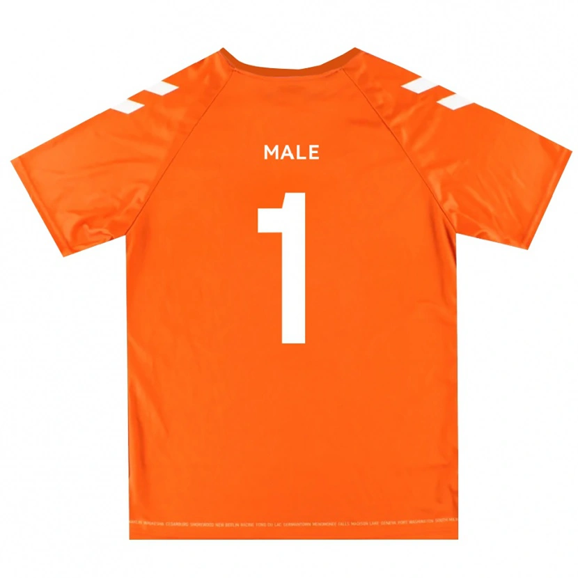 Danxen Kinder Harrison Male #1 Trikot Orange Weiß Torwarttrikot 2025/26