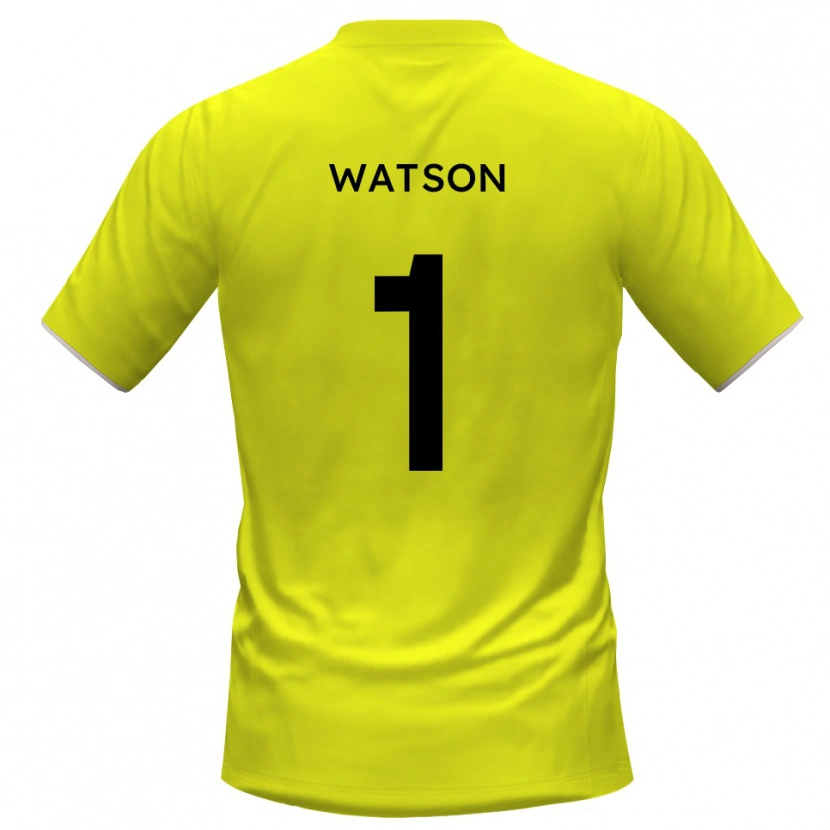 Danxen Kinder Rory Watson #1 Trikot Gelb Schwarz Torwarttrikot 2025/26