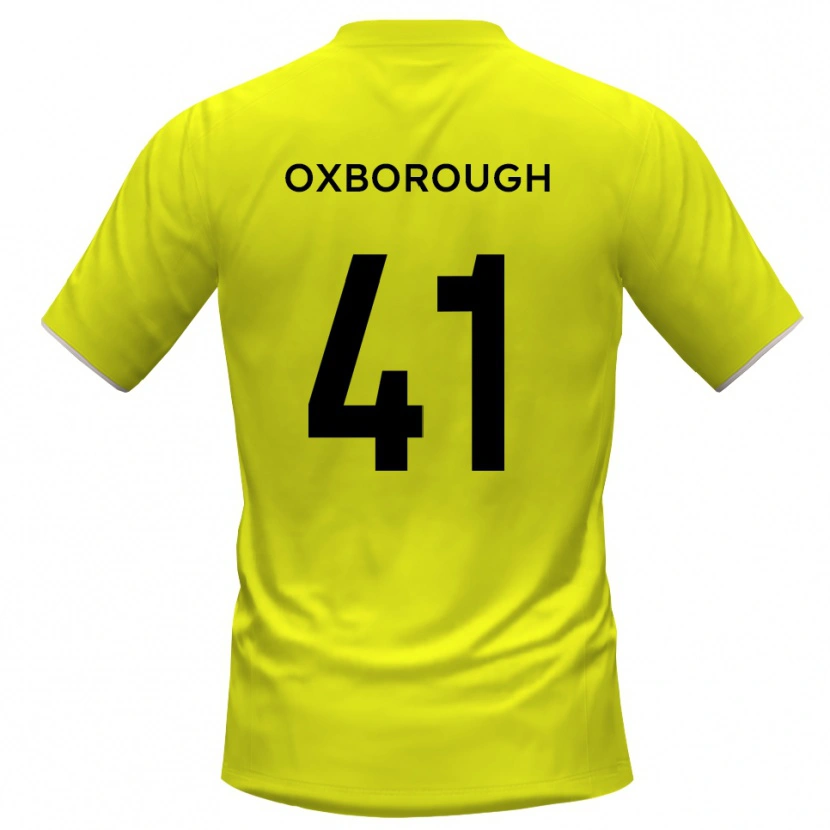 Danxen Kinder Ewan Oxborough #41 Trikot Gelb Schwarz Torwarttrikot 2025/26