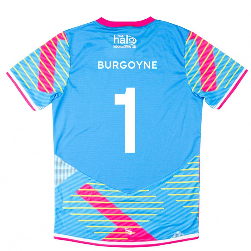 Danxen Kinder Harry Burgoyne #1 Trikot Himmelblau Pink Torwarttrikot 2025/26