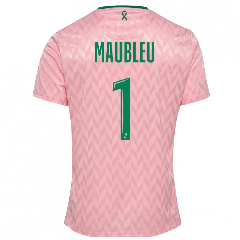 Danxen Kinder Brice Maubleu #1 Trikot Pink Grün Torwarttrikot 2025/26