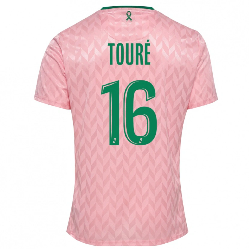 Danxen Kinder Issiaka Touré #16 Trikot Pink Grün Torwarttrikot 2025/26