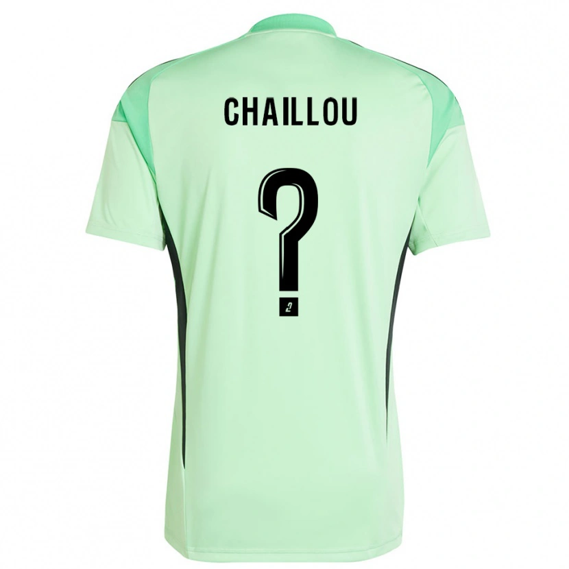 Danxen Kinder Victor Chaillou #0 Trikot Hellgrün Schwarz Torwarttrikot 2025/26