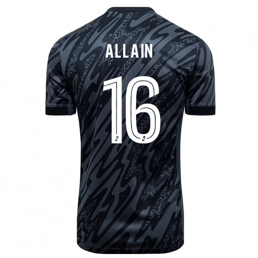 Danxen Kinder Bobby Allain #16 Trikot Grau Schwarz Torwarttrikot 2025/26