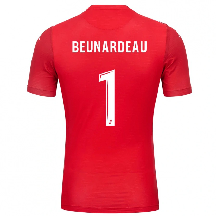 Danxen Kinder Quentin Beunardeau #1 Trikot Rot Weiß Torwarttrikot 2025/26