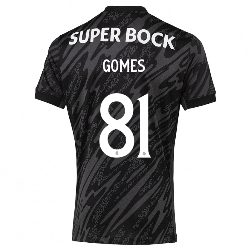 Danxen Kinder Salvador Gomes #81 Trikot Grau Schwarz Weiß Torwarttrikot 2025/26