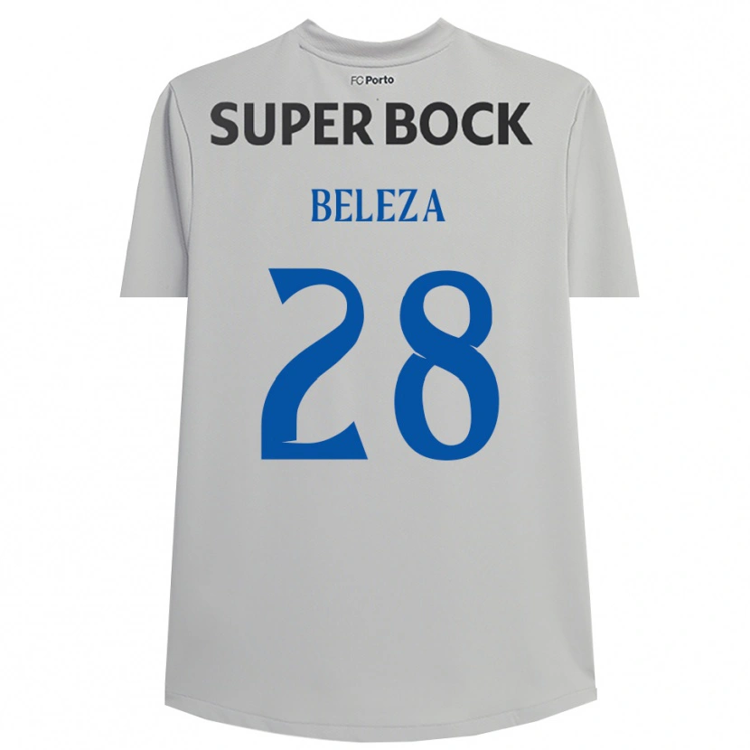 Danxen Kinder Tatiana Beleza #28 Trikot Hellgrau Schwarz Torwarttrikot 2025/26