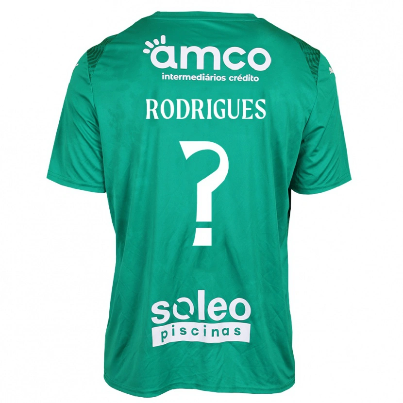 Danxen Kinder David Rodrigues #0 Trikot Grün Weiß Torwarttrikot 2025/26