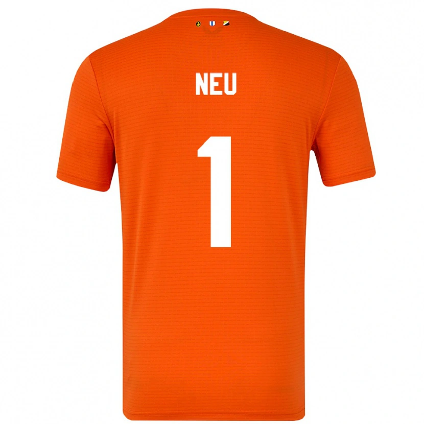 Danxen Kinder Luca Neu #1 Trikot Orange Schwarz Torwarttrikot 2025/26