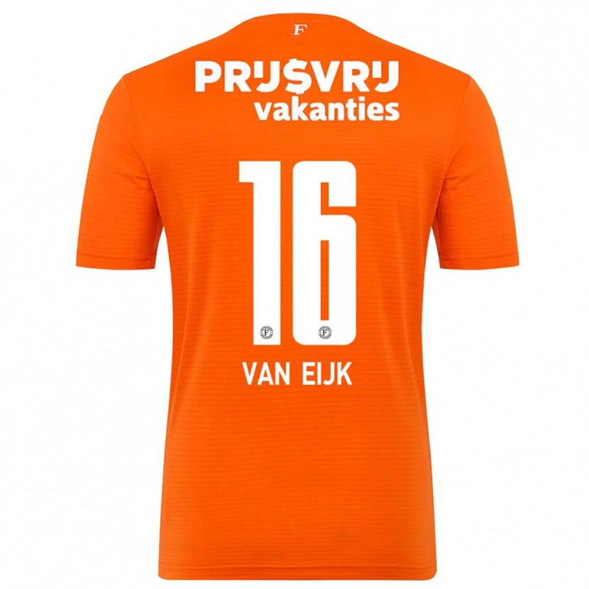 Danxen Kinder Roos Van Eijk #16 Trikot Orange Schwarz Torwarttrikot 2025/26
