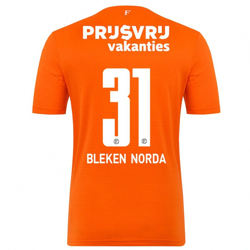Danxen Kinder Haakon Bleken Norda #31 Trikot Orange Schwarz Torwarttrikot 2025/26
