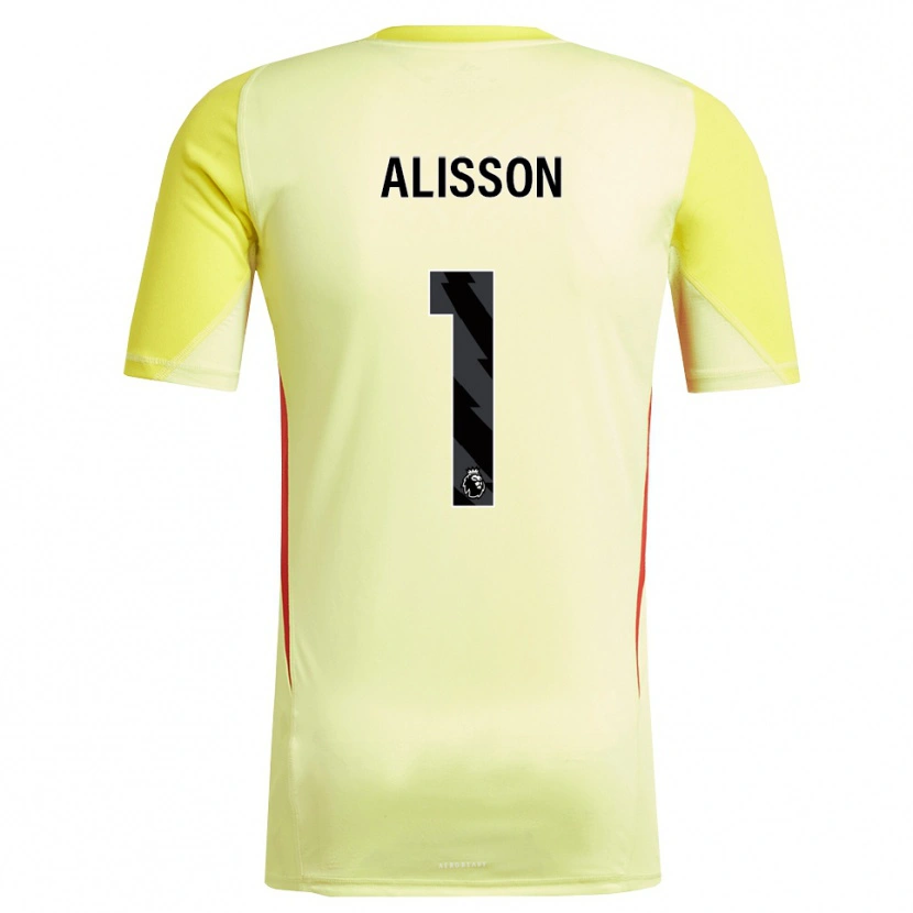 Danxen Kinder Alisson #1 Trikot Gelb Rot Torwarttrikot 2025/26