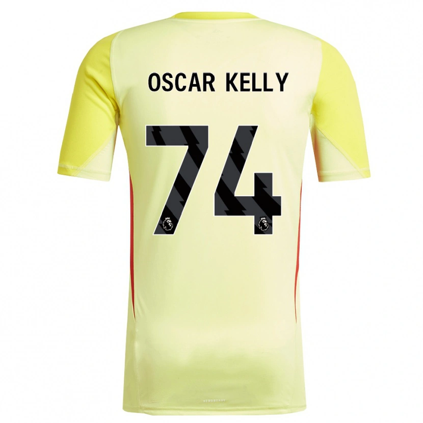 Danxen Kinder Oscar Kelly #74 Trikot Gelb Rot Torwarttrikot 2025/26