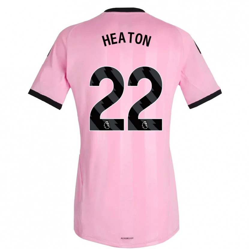 Danxen Kinder Tom Heaton #22 Trikot Rosa Schwarz Torwarttrikot 2025/26