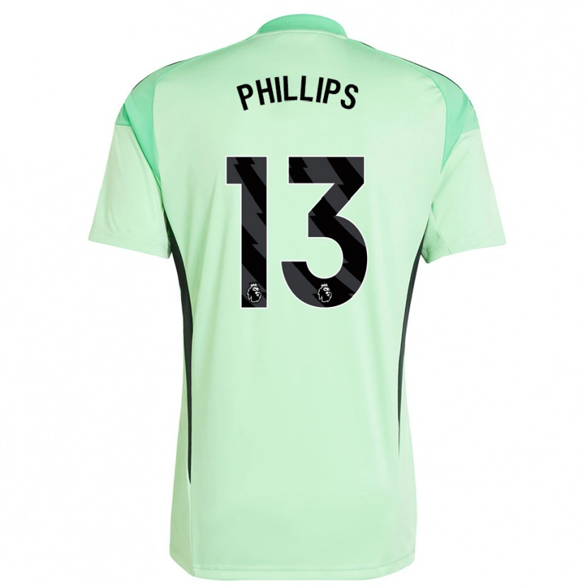 Danxen Kinder Charlie Phillips #13 Trikot Hellgrün Schwarz Torwarttrikot 2025/26