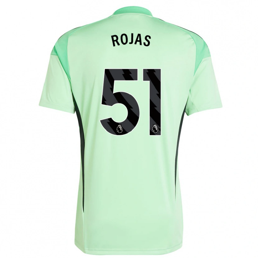 Danxen Kinder Alexéi Rojas #51 Trikot Hellgrün Schwarz Torwarttrikot 2025/26