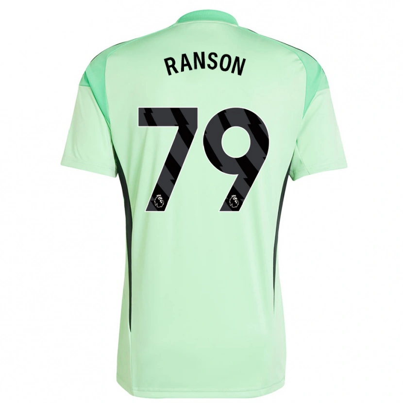 Danxen Kinder Khari Ranson #79 Trikot Hellgrün Schwarz Torwarttrikot 2025/26