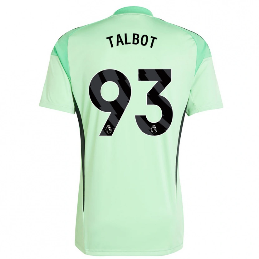 Danxen Kinder Jack Talbot #93 Trikot Hellgrün Schwarz Torwarttrikot 2025/26