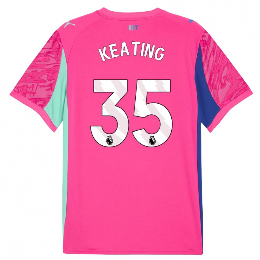 Danxen Kinder Khiara Keating #35 Trikot Rosenrosa Torwarttrikot 2025/26