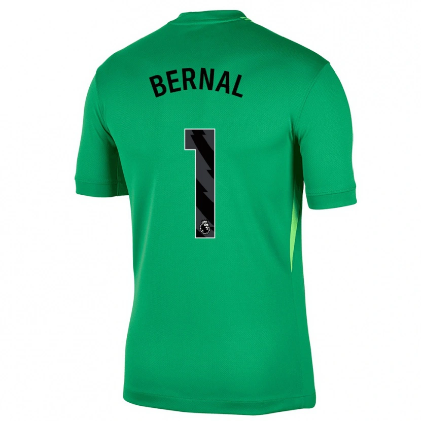 Danxen Kinder Freddy Bernal #1 Trikot Grün Schwarz Torwarttrikot 2025/26