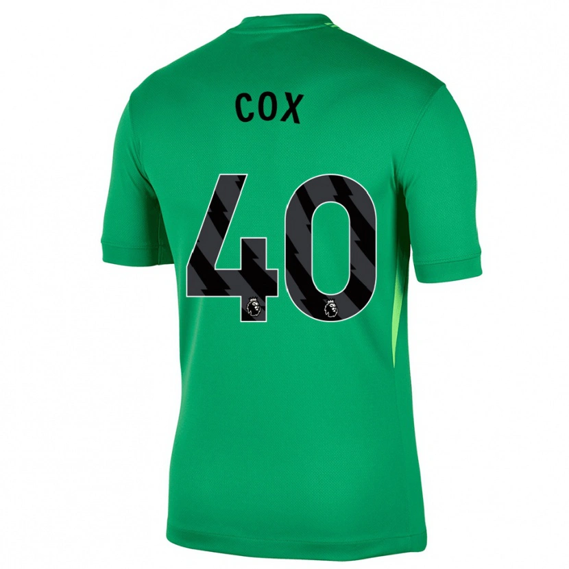 Danxen Kinder Katie Cox #40 Trikot Grün Schwarz Torwarttrikot 2025/26