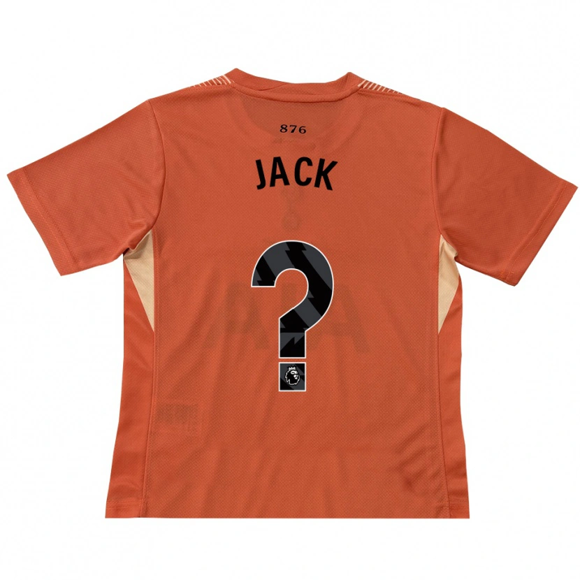 Danxen Kinder Mikel Jack #0 Trikot Orange Schwarz Torwarttrikot 2025/26