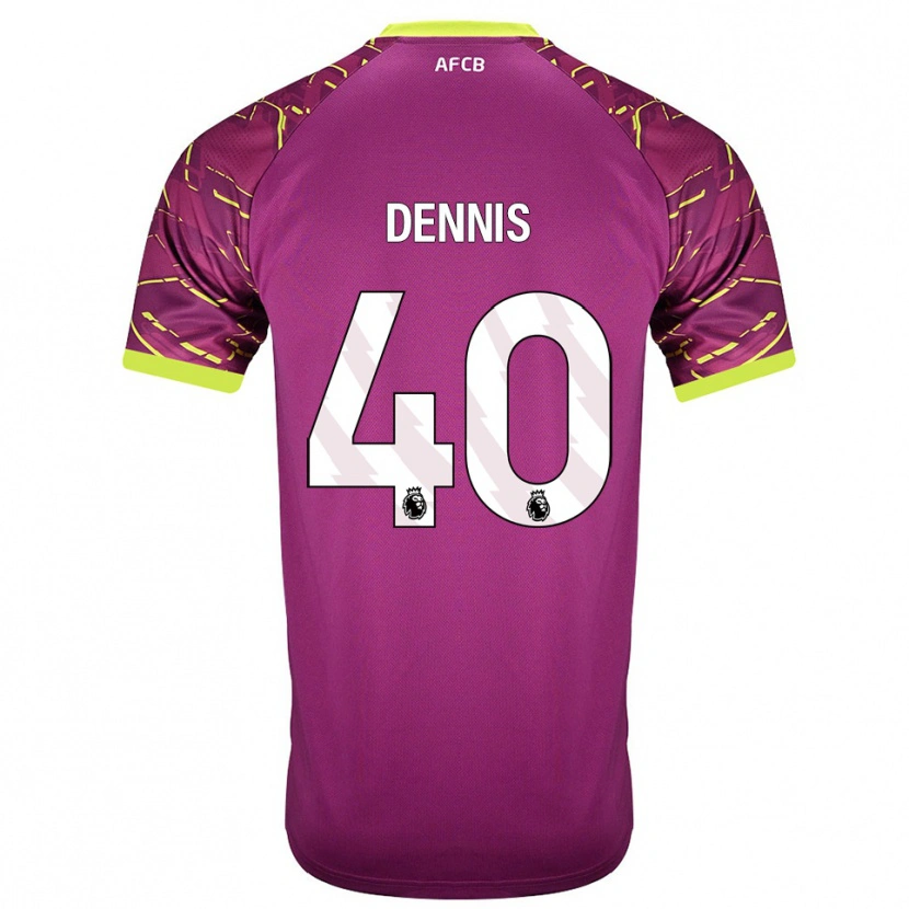Danxen Kinder Will Dennis #40 Trikot Dunkles Magenta Torwarttrikot 2025/26
