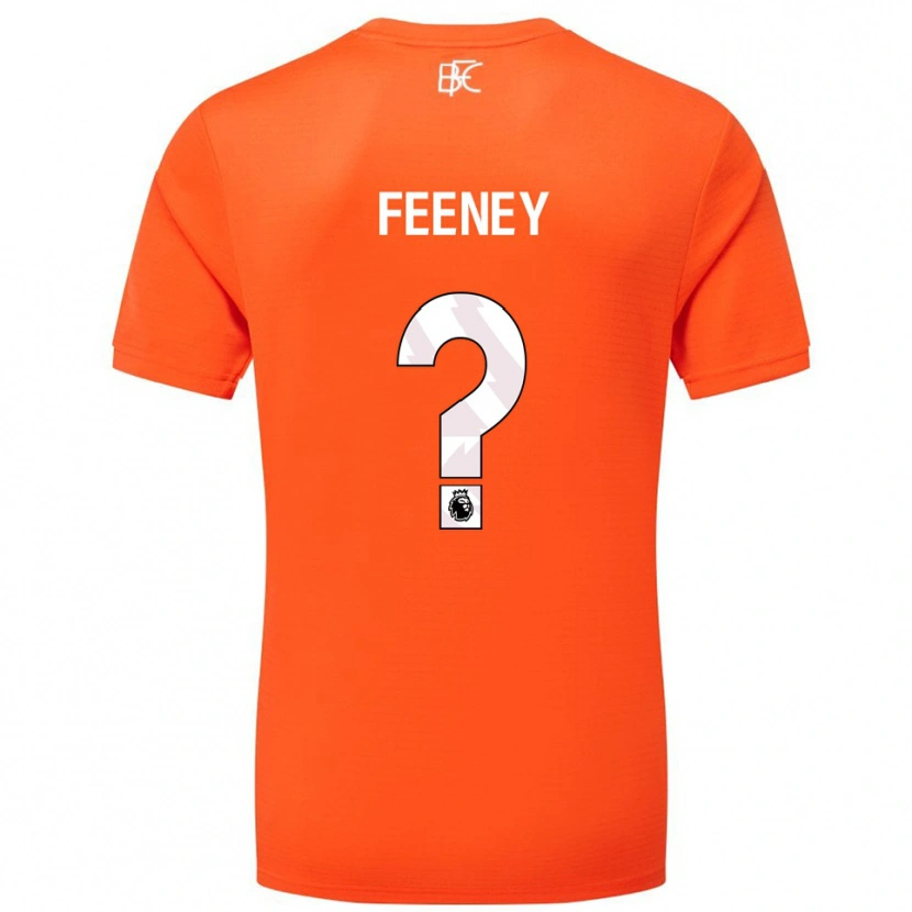 Danxen Kinder Callum Feeney #0 Trikot Orange Weiß Torwarttrikot 2025/26