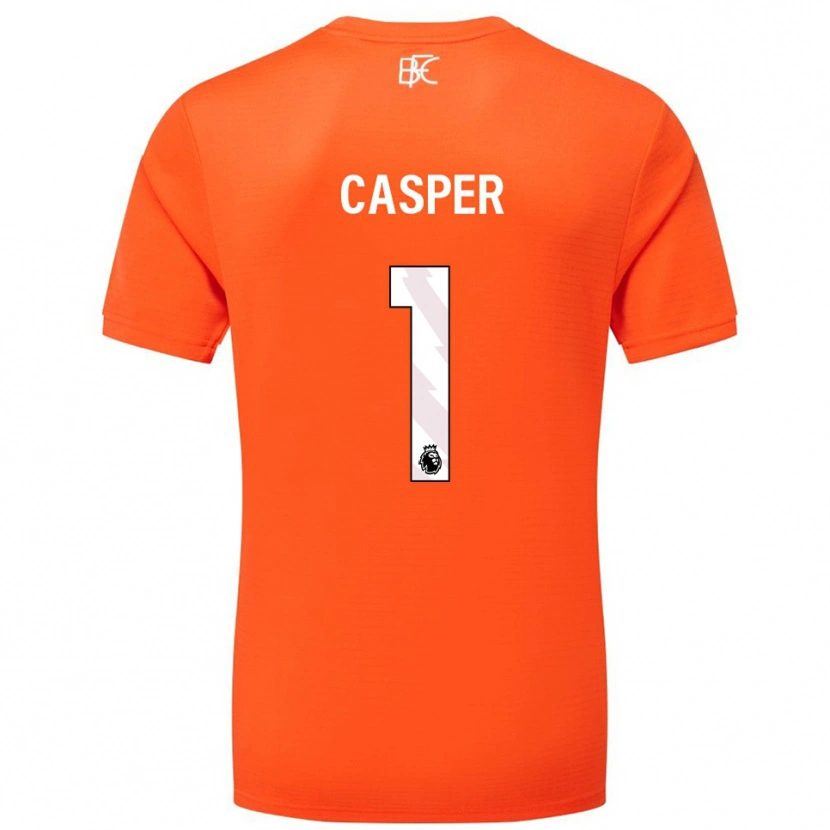 Danxen Kinder Charlie Casper #1 Trikot Orange Weiß Torwarttrikot 2025/26