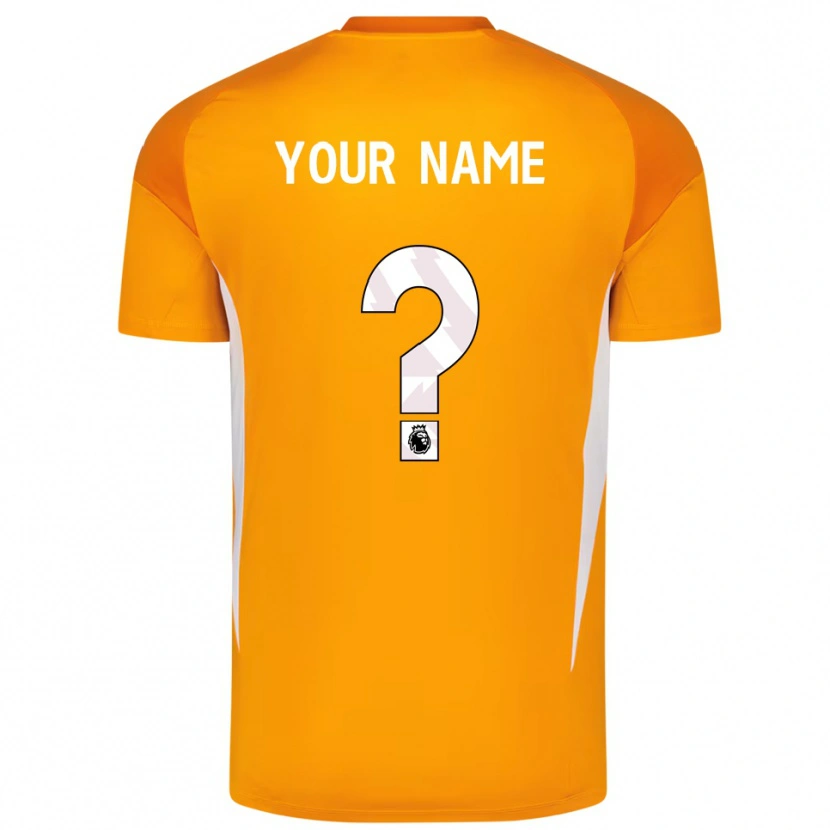 Danxen Kinder Leeds United Orange Weiß Trikot Torwarttrikot 2025/26