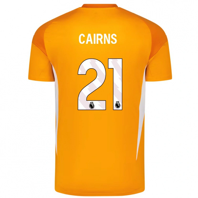 Danxen Kinder Alex Cairns #21 Trikot Orange Weiß Torwarttrikot 2025/26