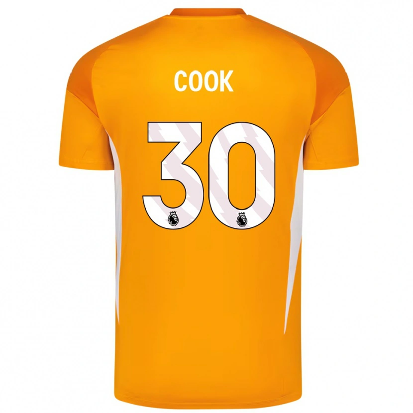 Danxen Kinder Robbie Cook #30 Trikot Orange Weiß Torwarttrikot 2025/26