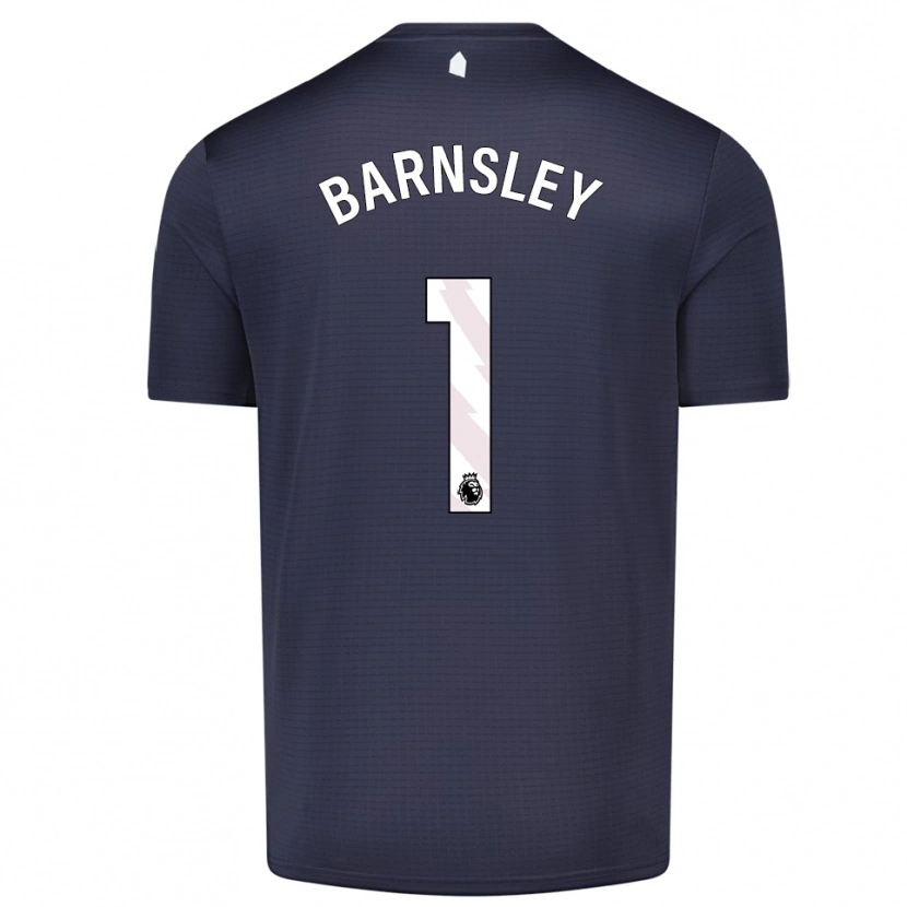 Danxen Kinder Fraser Barnsley #1 Trikot Schwarz Weiß Torwarttrikot 2025/26