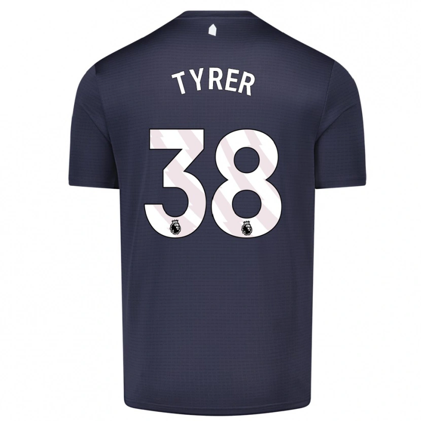 Danxen Kinder Harry Tyrer #38 Trikot Schwarz Weiß Torwarttrikot 2025/26
