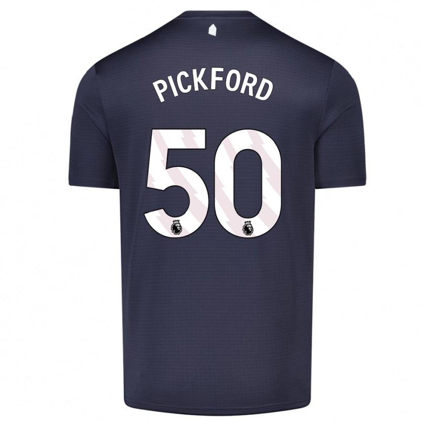 Danxen Kinder George Pickford #50 Trikot Schwarz Weiß Torwarttrikot 2025/26