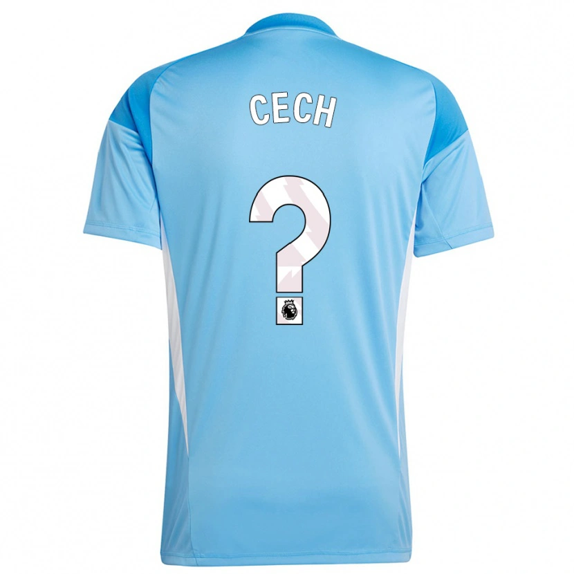 Danxen Kinder Damian Cech #0 Trikot Blau Weiß Torwarttrikot 2025/26