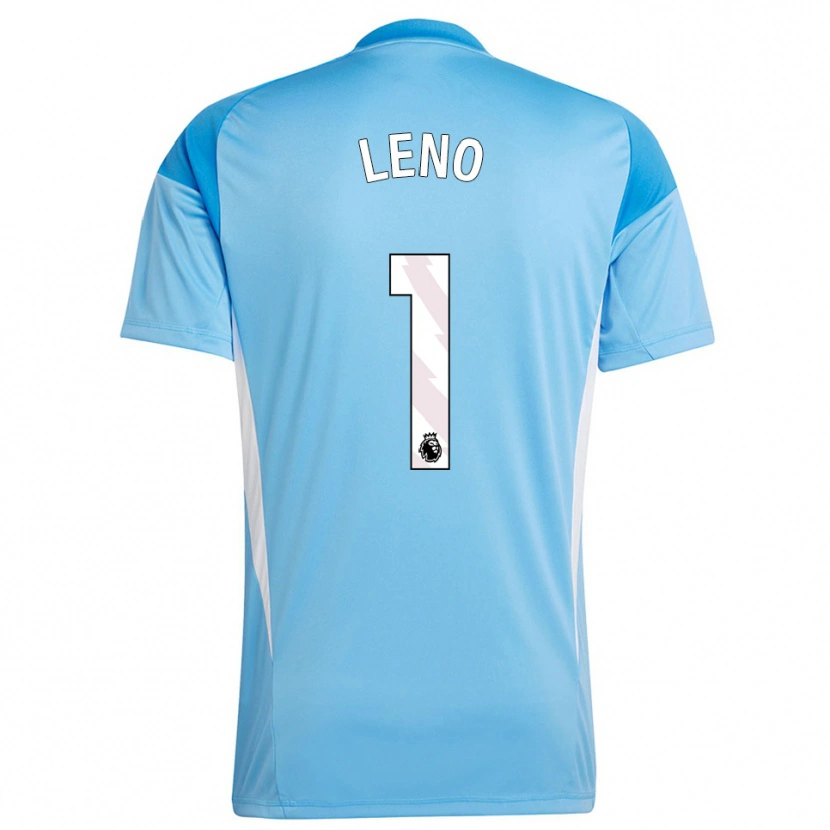 Danxen Kinder Bernd Leno #1 Trikot Blau Weiß Torwarttrikot 2025/26