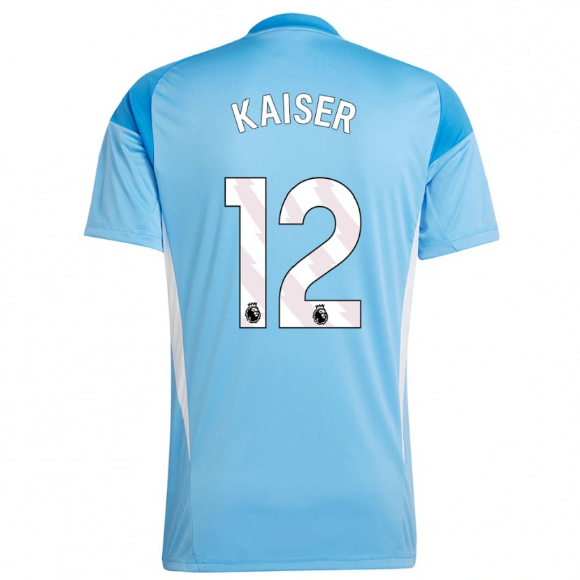 Danxen Kinder Dino Kaiser #12 Trikot Blau Weiß Torwarttrikot 2025/26