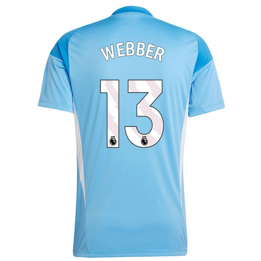 Danxen Kinder Amber Webber #13 Trikot Blau Weiß Torwarttrikot 2025/26