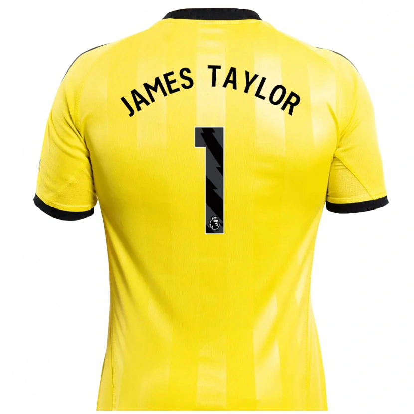 Danxen Kinder James Taylor #1 Trikot Gelb Schwarz Torwarttrikot 2025/26