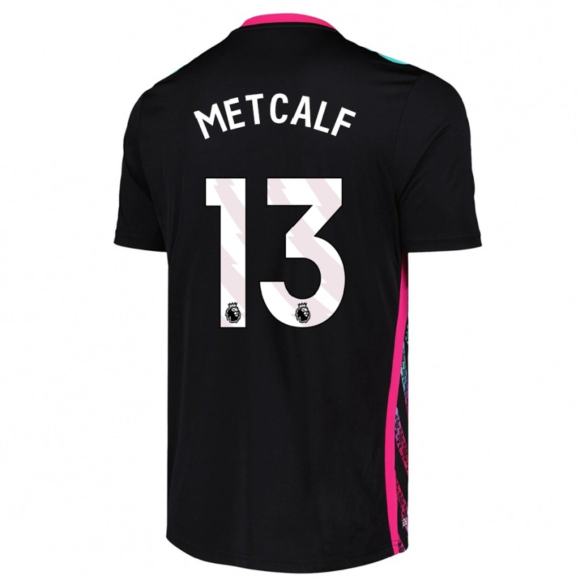 Danxen Kinder Ben Metcalf #13 Trikot Schwarz Weiß Torwarttrikot 2025/26