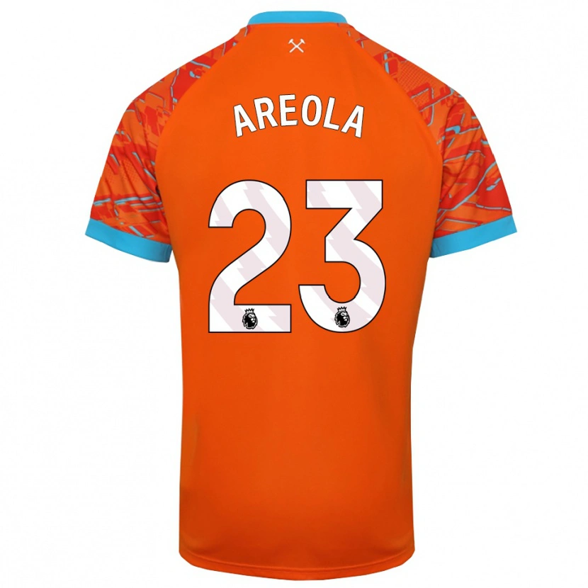 Danxen Kinder Alphonse Areola #23 Trikot Orange Weiß Torwarttrikot 2025/26
