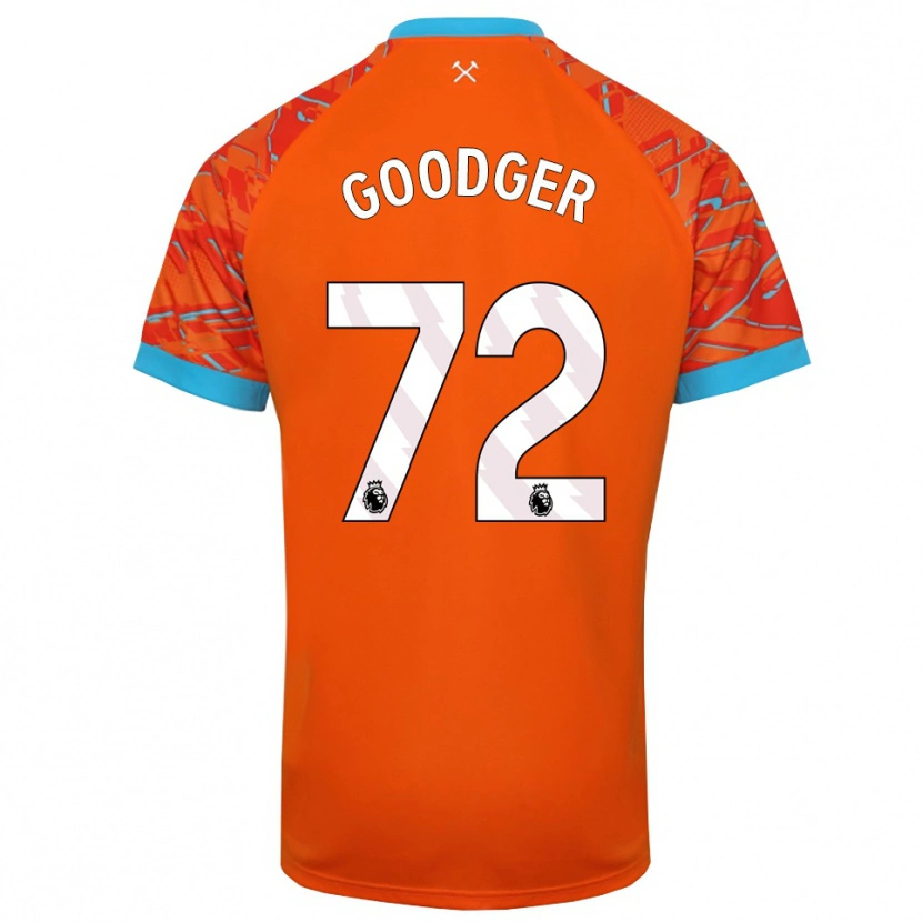 Danxen Kinder Tommy Goodger #72 Trikot Orange Weiß Torwarttrikot 2025/26