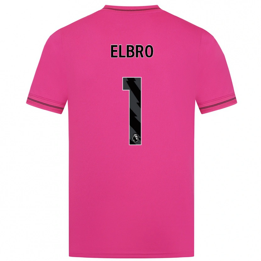 Danxen Kinder Maddie Elbro #1 Trikot Magenta Schwarz Torwarttrikot 2025/26