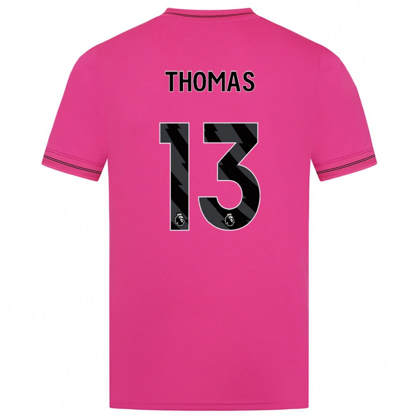 Danxen Kinder Bec Thomas #13 Trikot Magenta Schwarz Torwarttrikot 2025/26