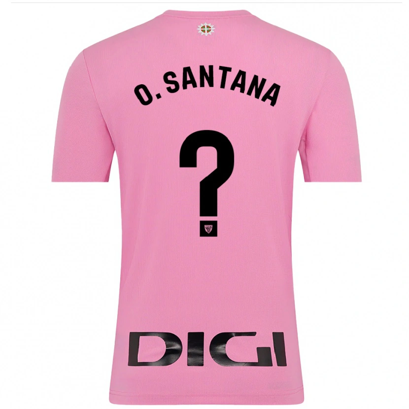 Danxen Kinder Olatz Santana Amado #0 Trikot Pink Schwarz Torwarttrikot 2025/26