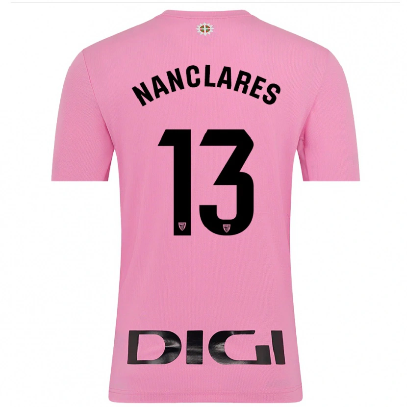 Danxen Kinder Adriana Nanclares Romero #13 Trikot Pink Schwarz Torwarttrikot 2025/26